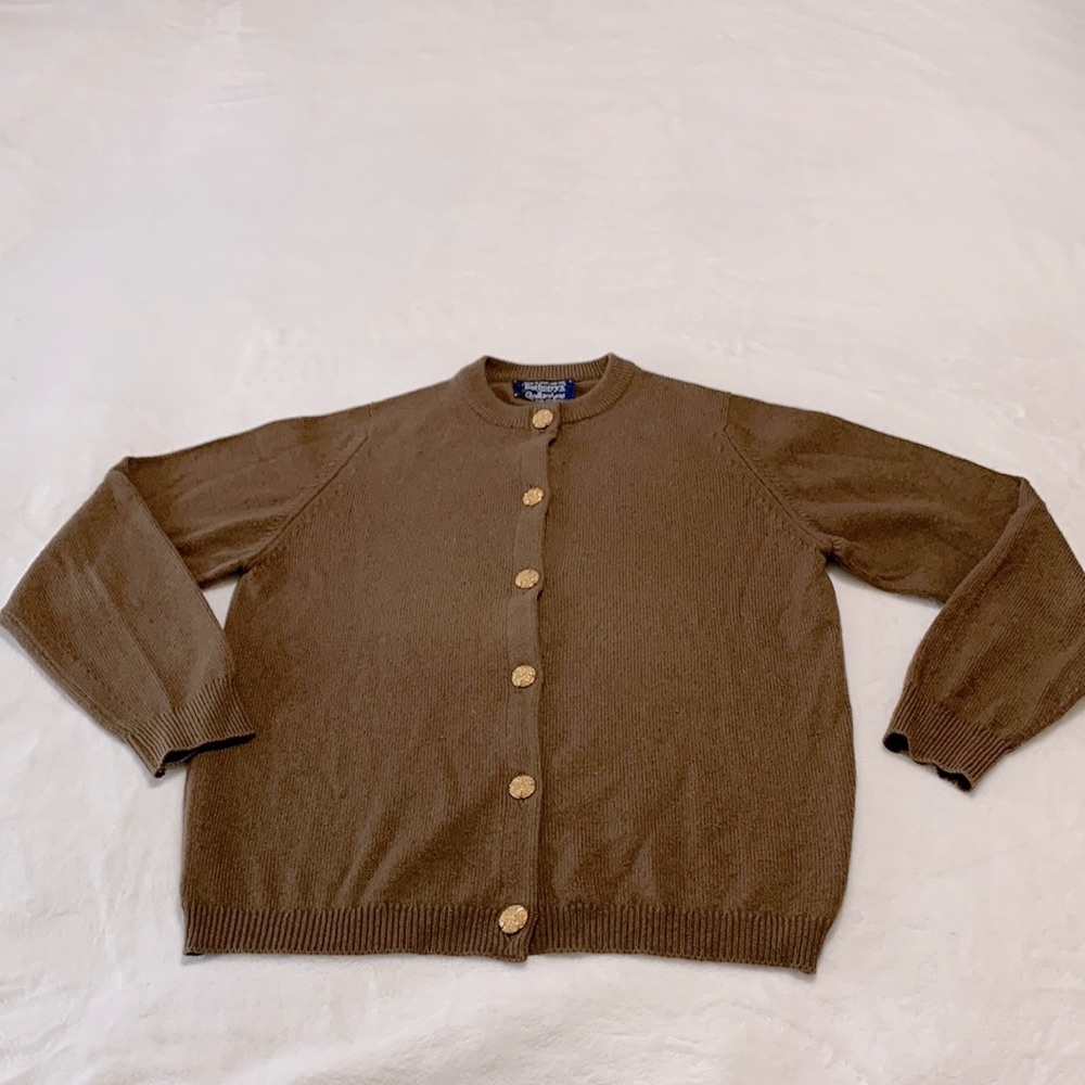 Burberry cashmere brown sweater vintage